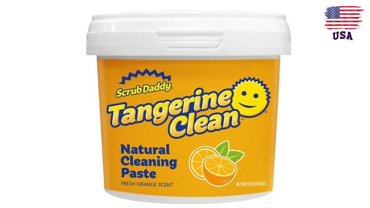 משחת ניקוי טבעית - Scrub Daddy Tangerine Clean Natural Cleaning Paste