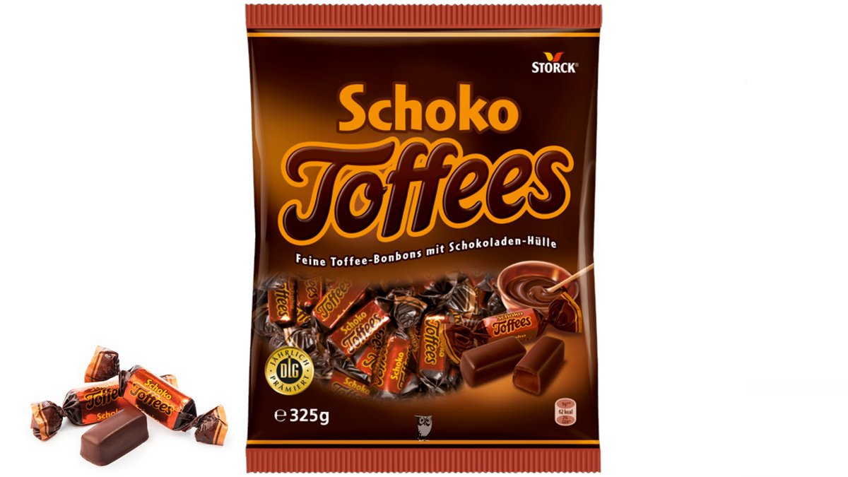 טופי בטעם שוקולד בציפוי שוקולד STORCK Chocolate Toffees