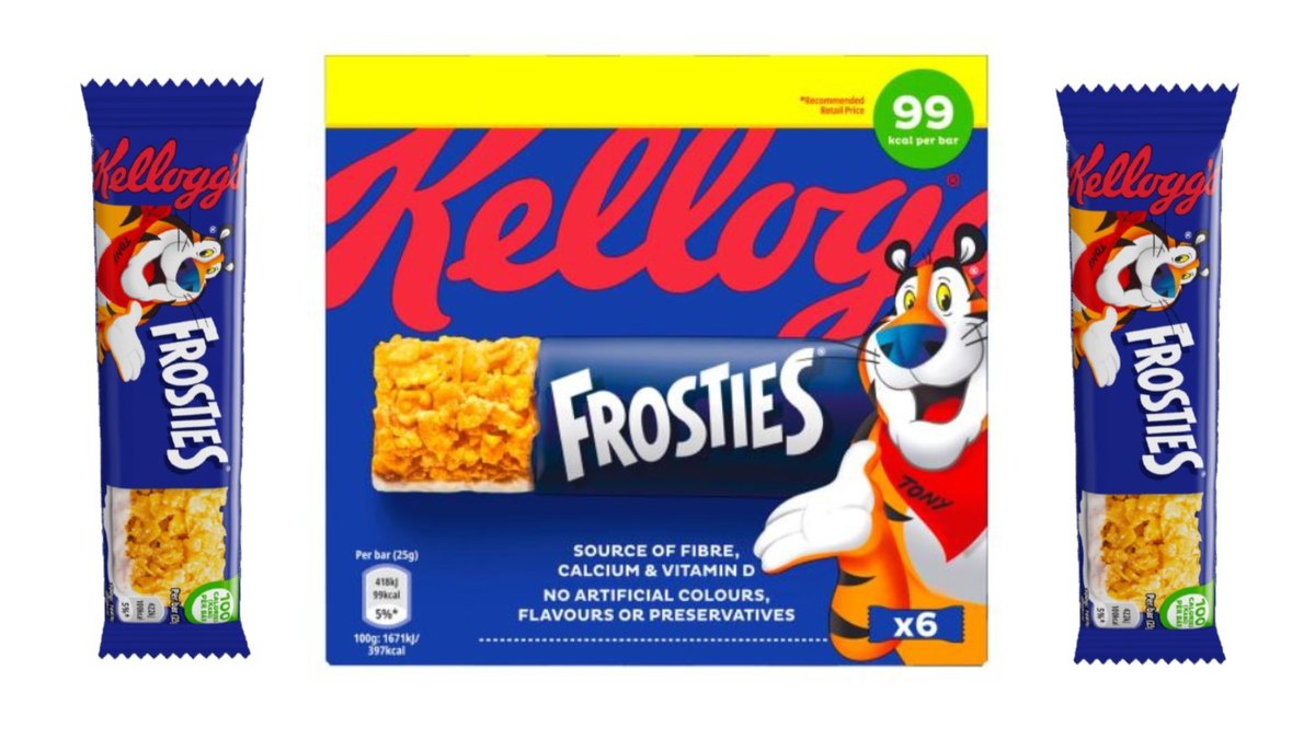 קלוגס פרוסטיס שישיית חטיפי דגנים - Kellogg's Frosties Bars