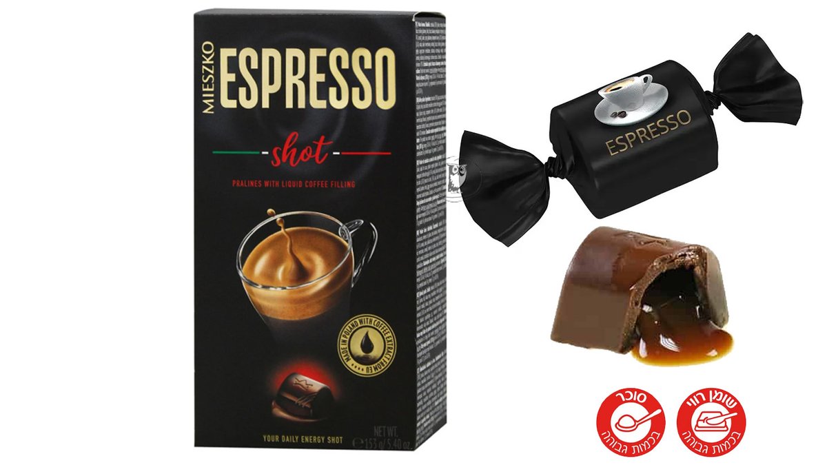 MIESZKO Espresso Shot Espresso Coffee Filled Chocolates