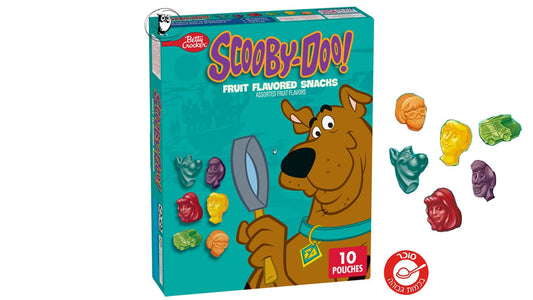 Scooby-Doo Fruit Flavored Snacks של Betty Crocker - סוכריות לעיסה בטעמי פירות