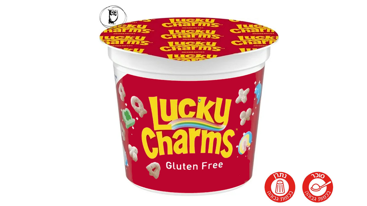 לאקי צ'ארמס דגני בוקר עם מרשמלו - בכוס אישית  - Lucky Charms Gluten Free