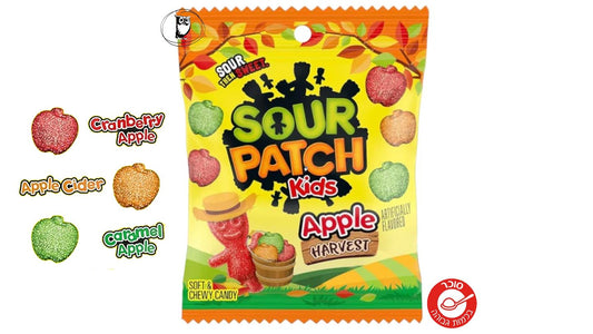 גומי סאוור פאץ' חמוץ בטעם תפוח - SOUR PATCH