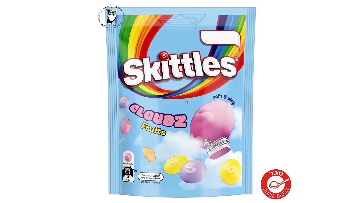 Skittles Squishy Fruit Flavored Soft Candy - SKITTLES Squishy Cloudz Fruits