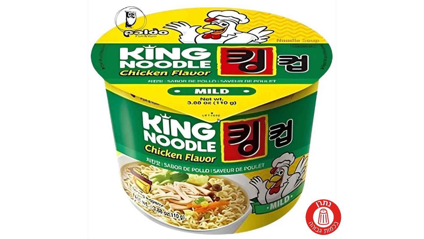 נודלס בטעם עוף בקערה - PALDO chicken noodle