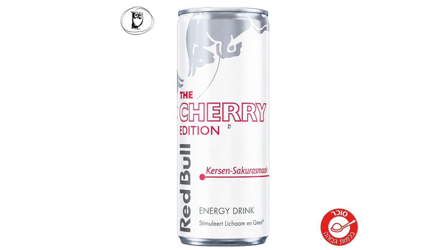 רדבול משקה אנרגיה דובדבן וסאקורה -   REDBULL