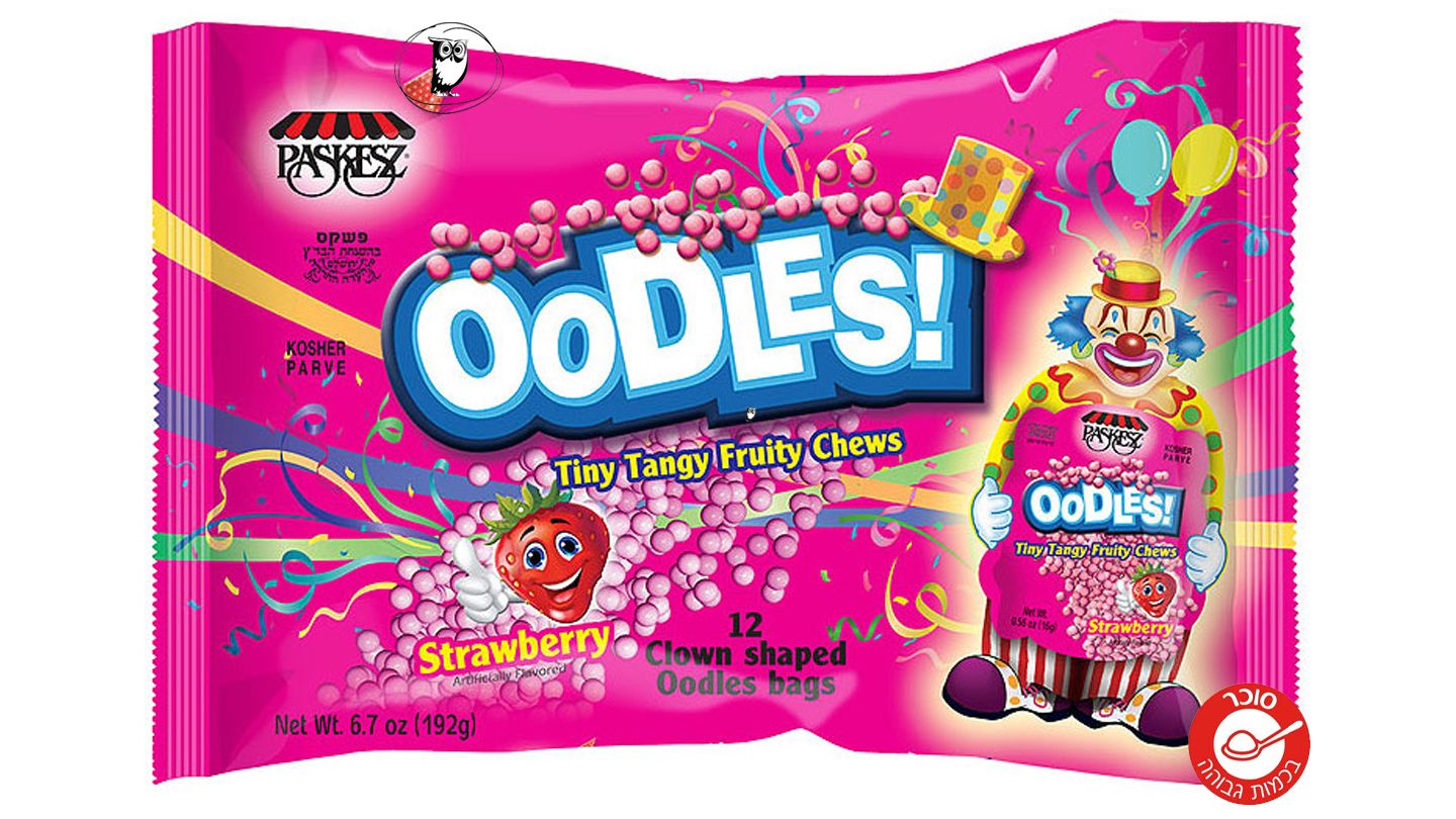 Clown with strawberry-flavored toffee grains - OODLES