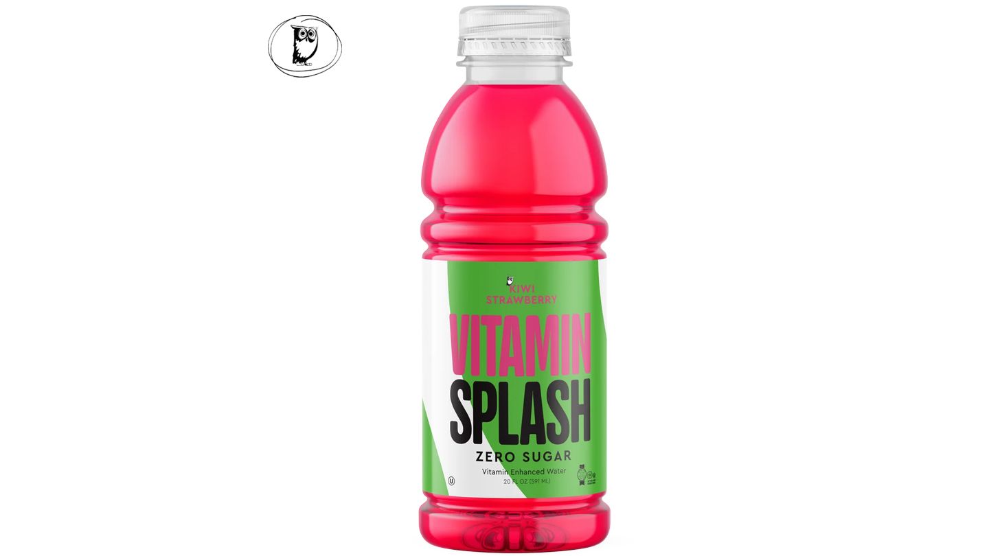 מים בטעם תות וקווי דל קלוריות וללא סוכר -  Vitamin Splash