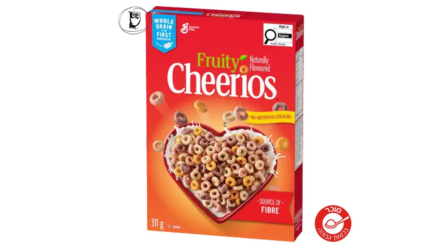 צ'יריוס דגני בוקר בטעמי פירות - Fruity Cheerios