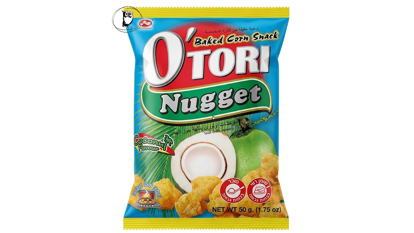 חטיך תירס אפוי בטעם קוקוס - O’Tori Nugget Coconut