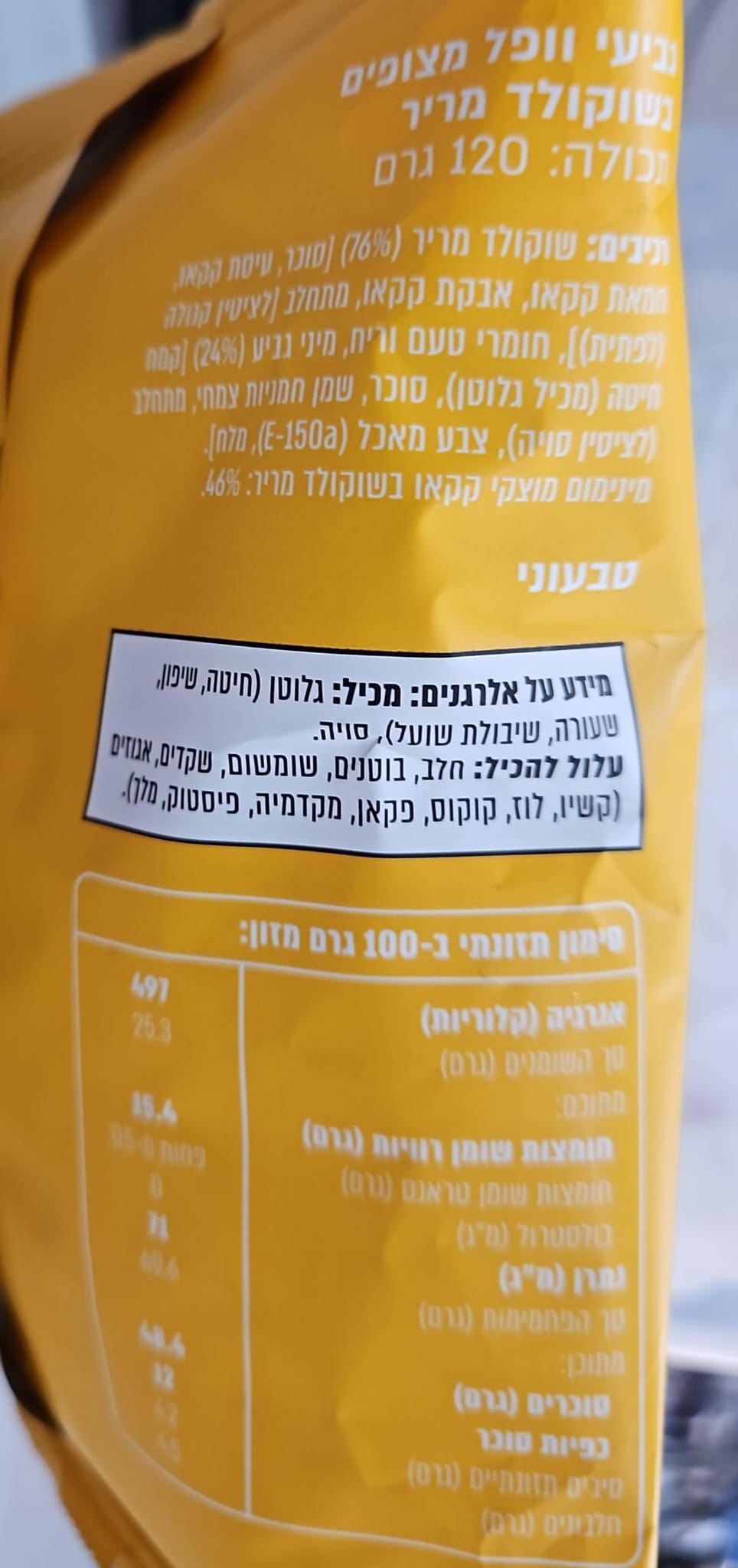 Uploaded ingredient image for أكواب الوافل الصغيرة المغطاة بالشوكولاتة الداكنة - وصفات منزلية سهلة
