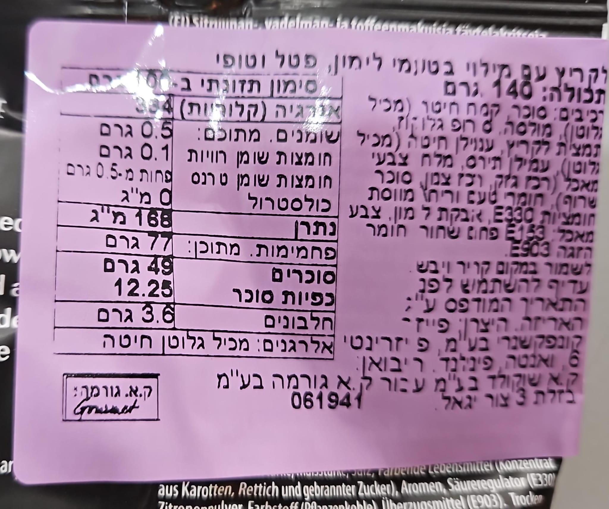 Uploaded ingredient image for عرق سوس بنكهة الفراولة الأسترالية - وايلي والابي أوريجينال ريد
