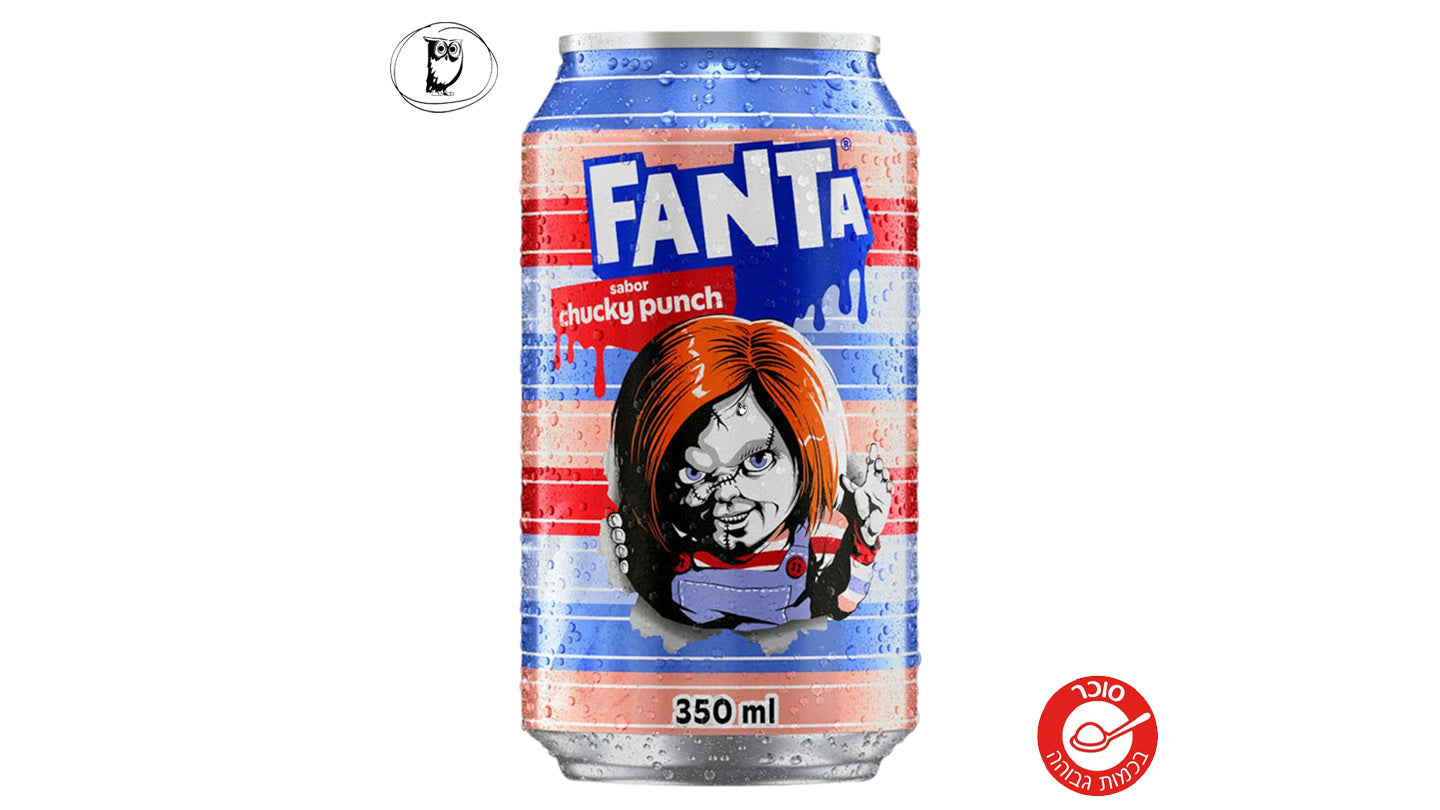פחית פאנטה צ׳אקי פאנץ' -  Fanta Chucky Punch