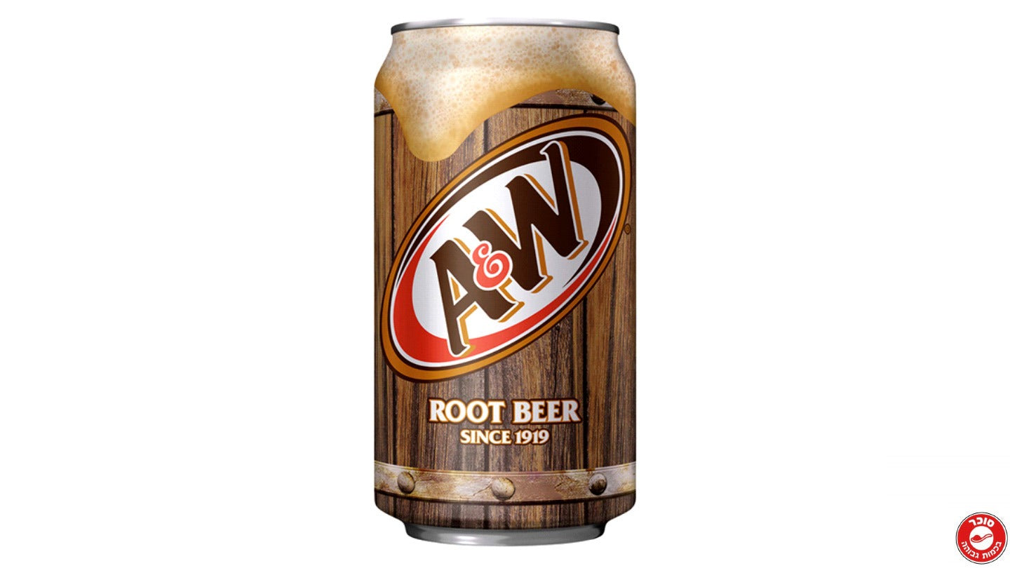 פחית בירה שחורה - A&W