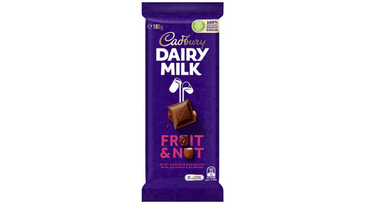 קדבורי טבלת שוקולד חלב עם פירות ואגוזים- CADBURY FRUIT & NUT