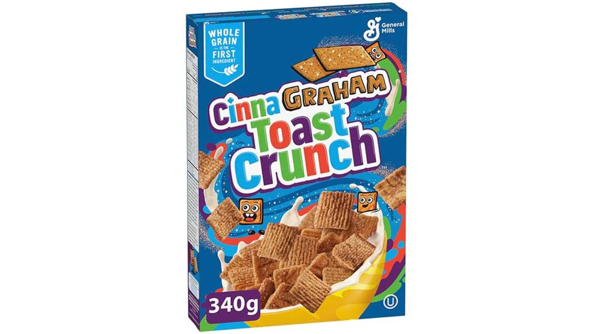 דגני בוקר קראנץ' קינמון גרהאם מחיטה מלאה CINNAMON TOAST CRUNCH Cinnagraham
