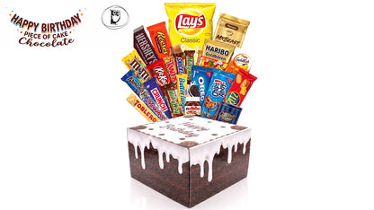 סוויטבוקס  יומולדת חתכת עוגת שוקולד - Piece Of Cake- Chocolate SweetBox