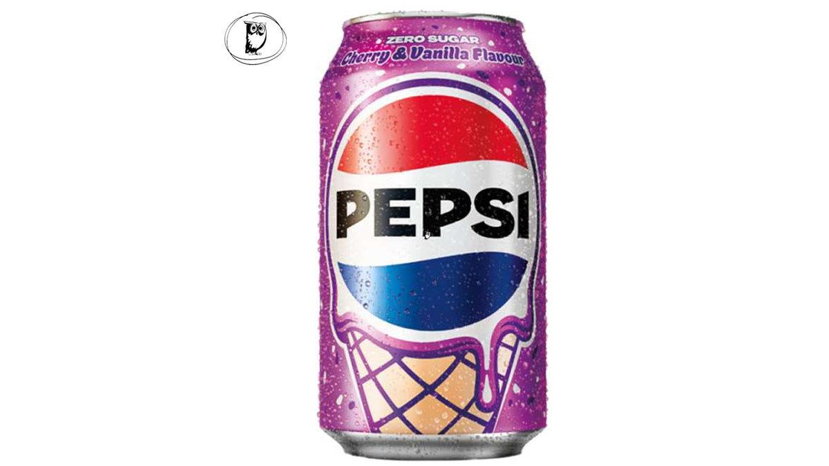 פפסי זירו בטעם דובדבן וניל - Pepsi Zero Sugar Cherry & Vanilla