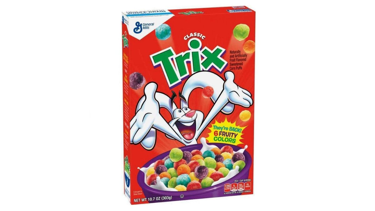 Trix Fruit Flavored Breakfast Cereal - TRIX