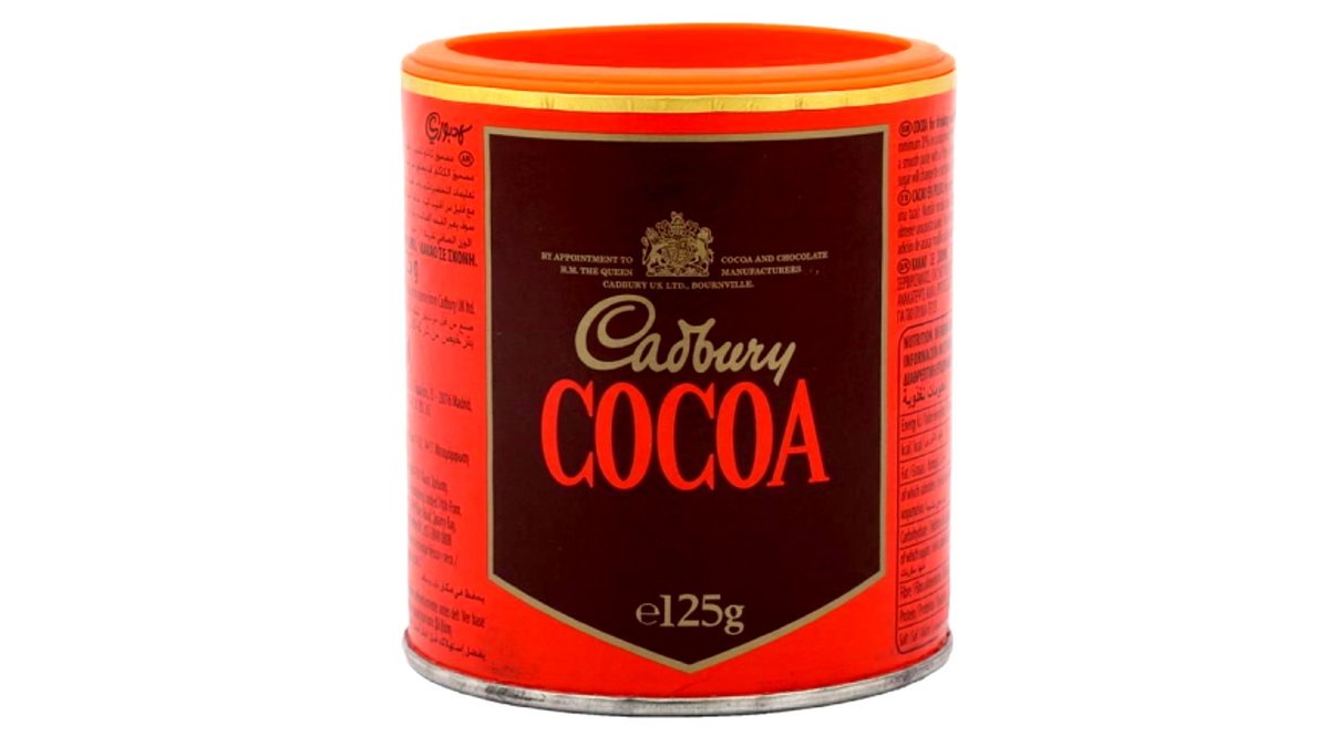 קדבורי אבקה להכנת שוקו חם/קר בפחית כתומה- Cadbury
