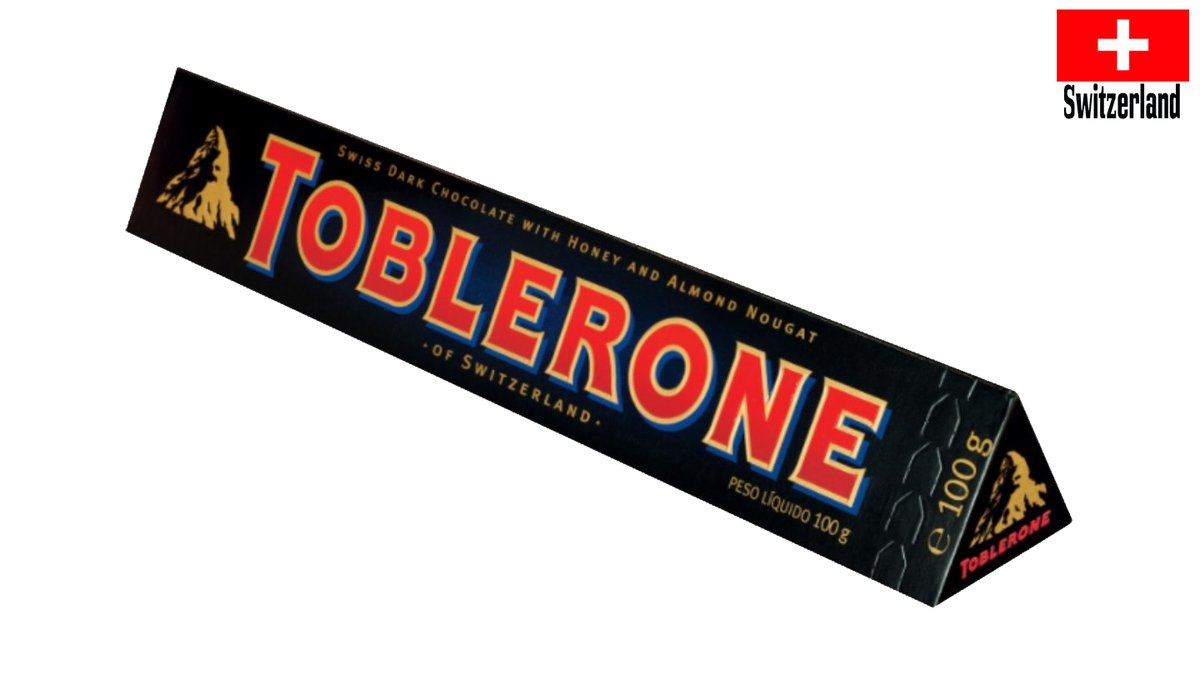 טובלרון שוקולד מריר נוגט שקדים ודבש - TOBLERONE