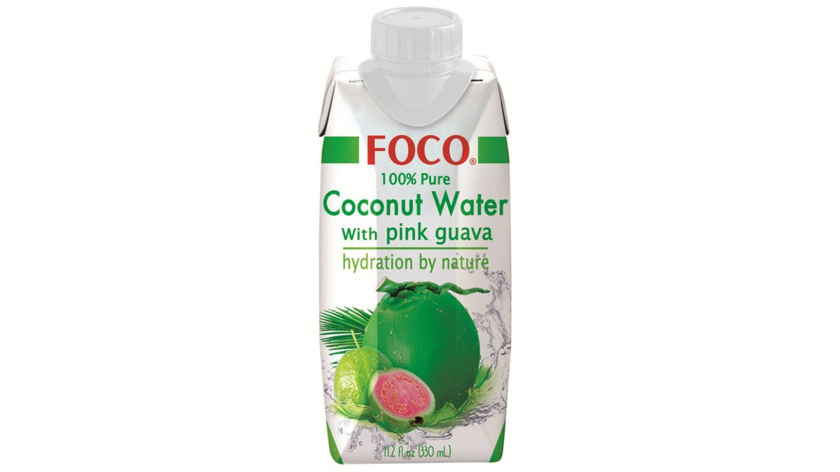 מי קוקוס עם גויאבה ורודה - FOCO