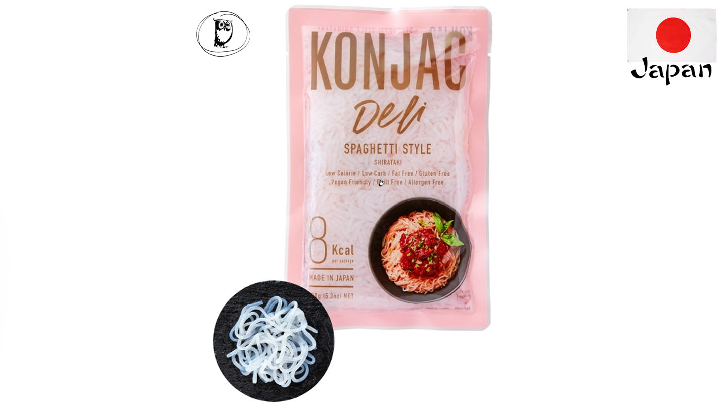Konjac noodles in spaghetti shape - Konjac Deli Spaghetti style