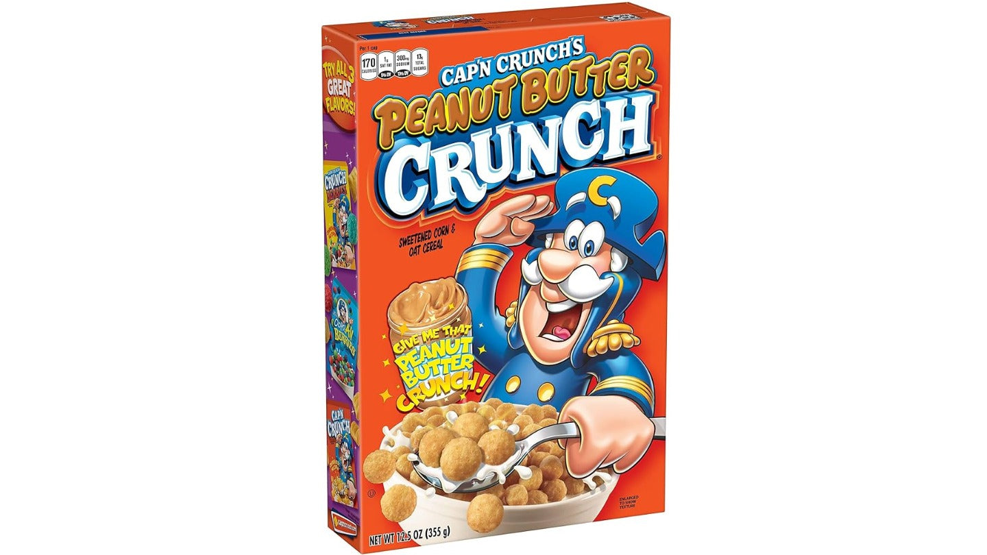 קפטן קראנץ' דגני בוקר בטעם חמאת בוטנים - Captain Crunch Peanut Butter Cereal
