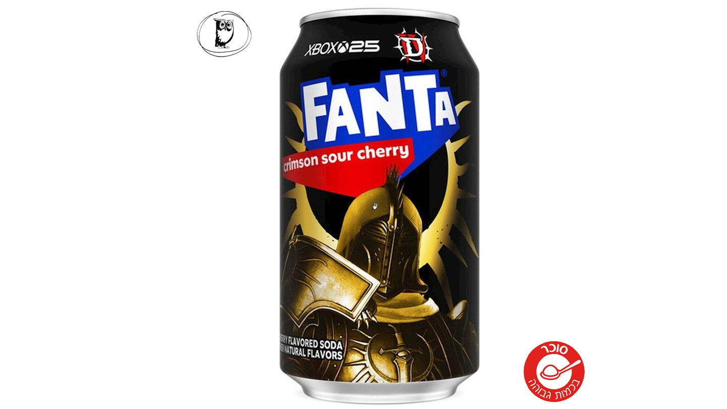 פאנטה דובדבן שחור חמוץ - Fanta Crimson Sour Cherry
