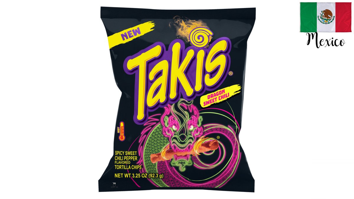 טאקיס דרקון חטיף תירס חריף בטעם צ'ילי מתוק-Takis Dragon Sweet Chili Pepper
