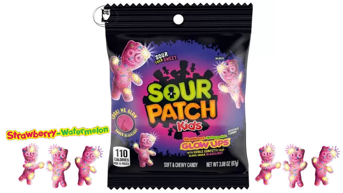 גומי סאוור פאץ' חמוץ בטעם תות אבטיח - Sour Patch Kids strawberry-watermelon