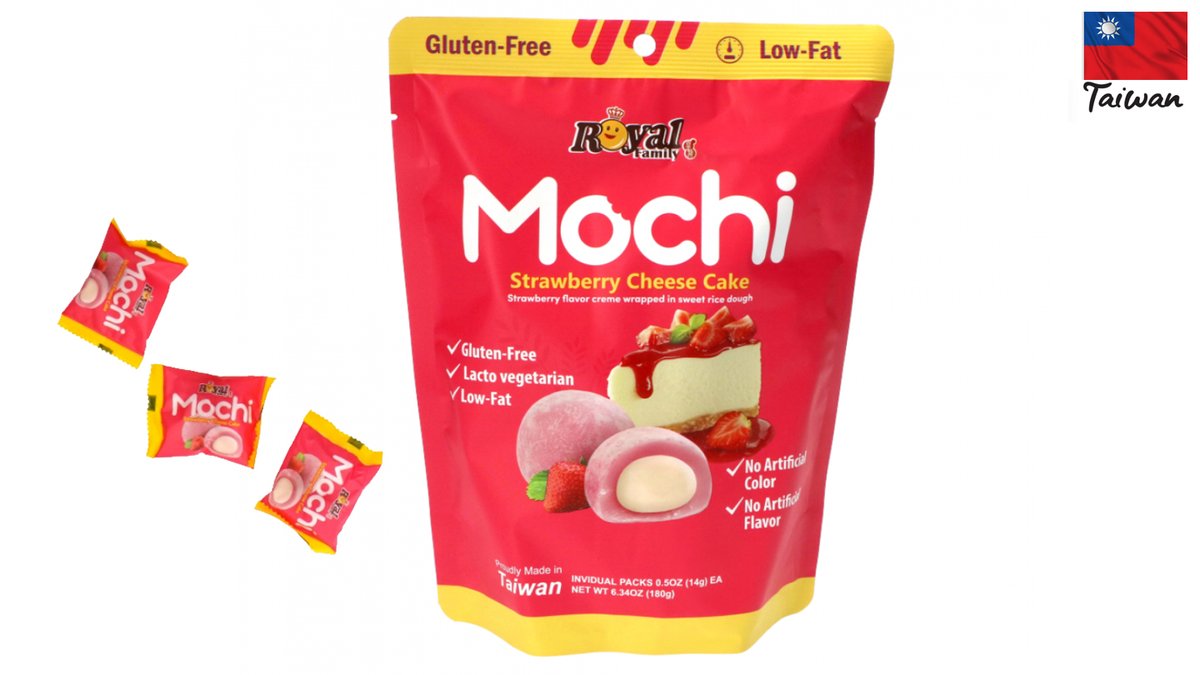 מוצ׳י ממתק אורז ממולא בטעם עוגת גבינה MOCHI
