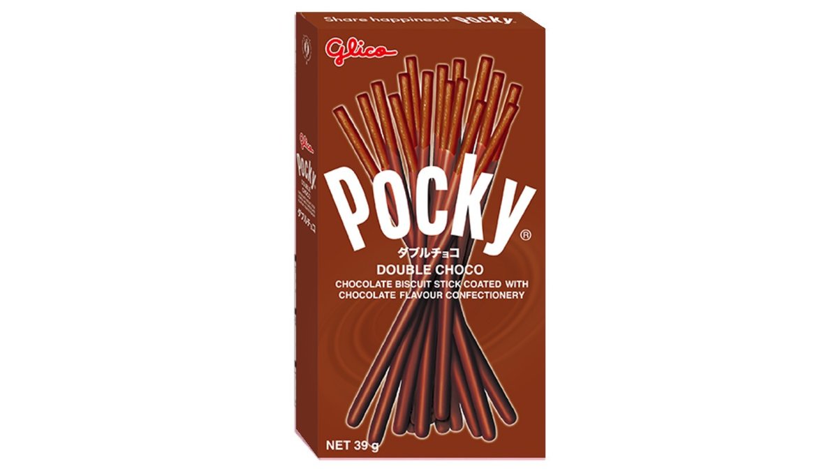 פוקי מקלות ביסקוויט בטעם שוקו בציפוי שוקו - POCKY DOUBLE CHOCO
