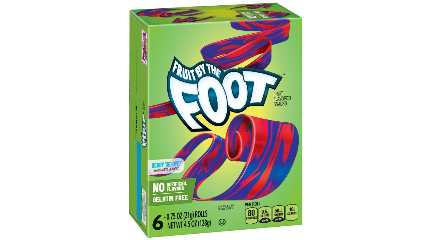 ממתק גומי בטעם פירות יער - FRUIT BY THE FOOT BERRY TIE DIE