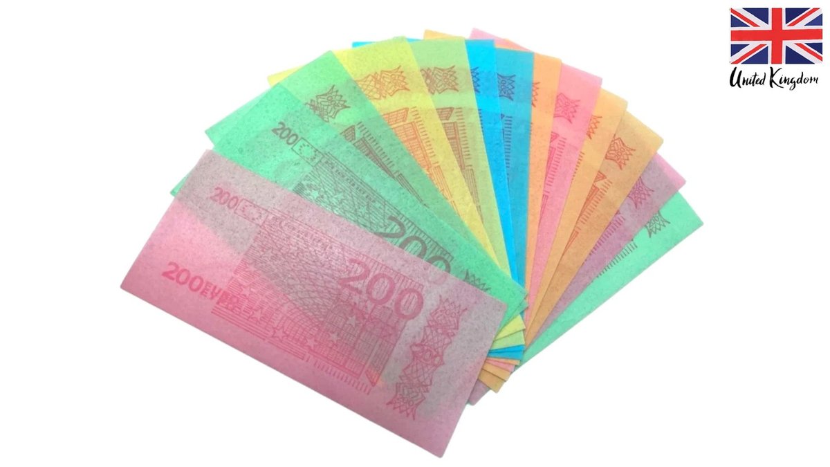 שטרות כסף אכילים במגוון טעמים - Candy Planet Funny Money