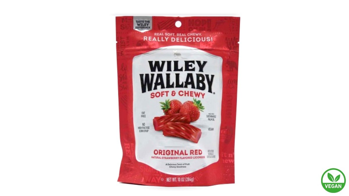 ליקריץ אוסטרלי בטעם תות - WILEY WALLABY ORIGINAL RED