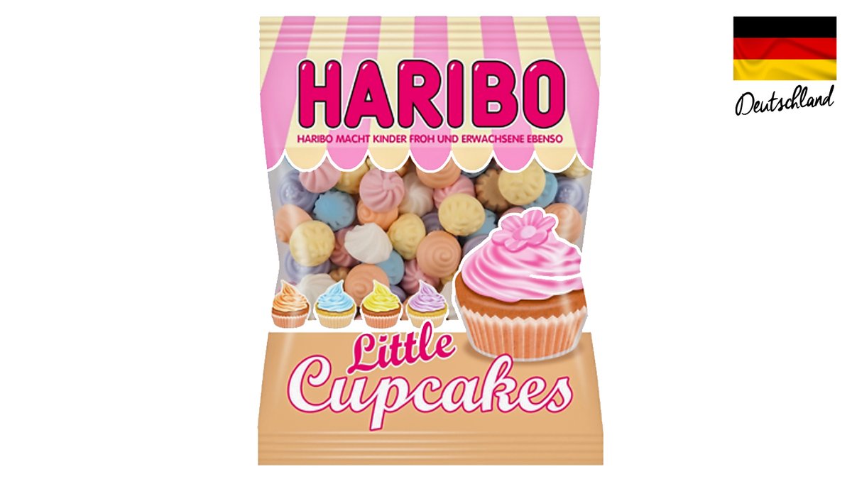 גומי הריבו בצורת קאפקייקס - HARIBO Little Cupcakes