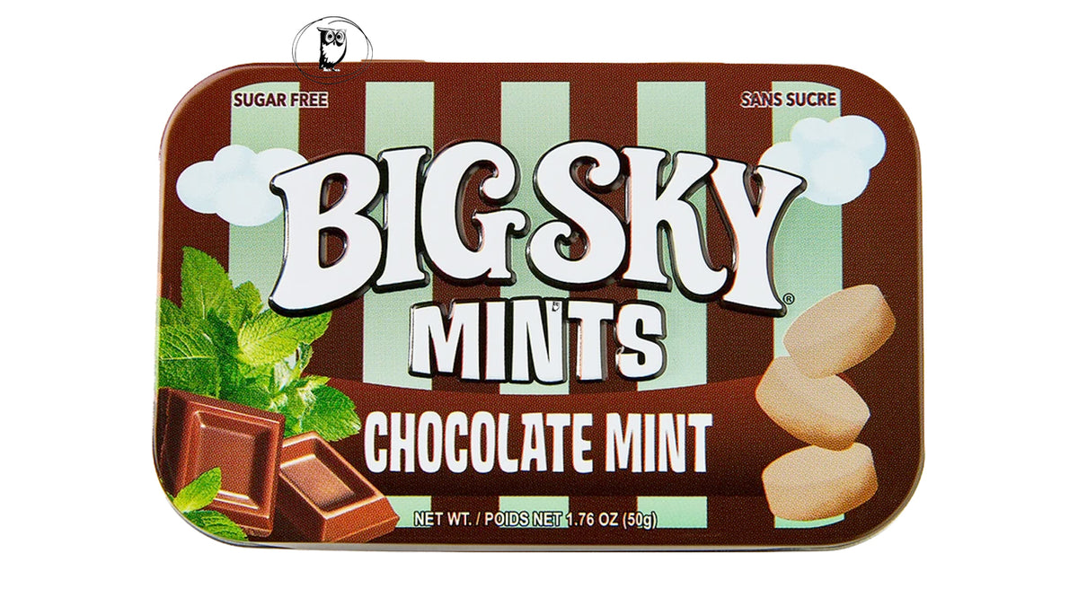 Big Sky Mints Chocolate Mint - סוכריות רענון  בטעם שוקולד ומנטה