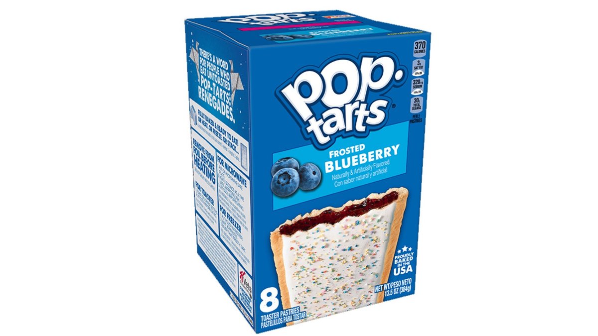 פופ טארט בטעם אוכמניות  POP TARTS FROSTED