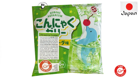 ממתק ג׳לי קונג׳אק יפני בטעם מלון - Konjac Aquarium Melon