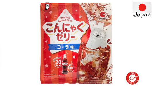 ממתק ג׳לי קונג׳אק יפני בטעם קולה - Konjac Aquarium Cola