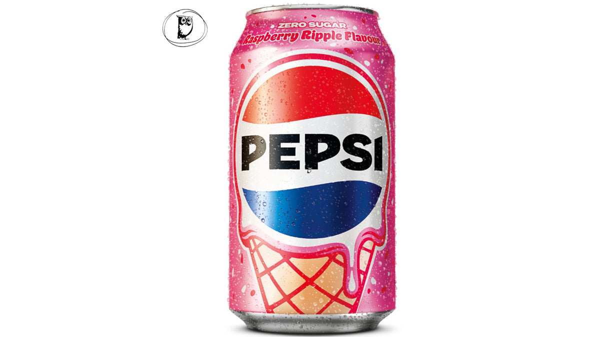 פפסי זירו בטעם גלידת פטל - Pepsi Zero Sugar Raspberry Ripple