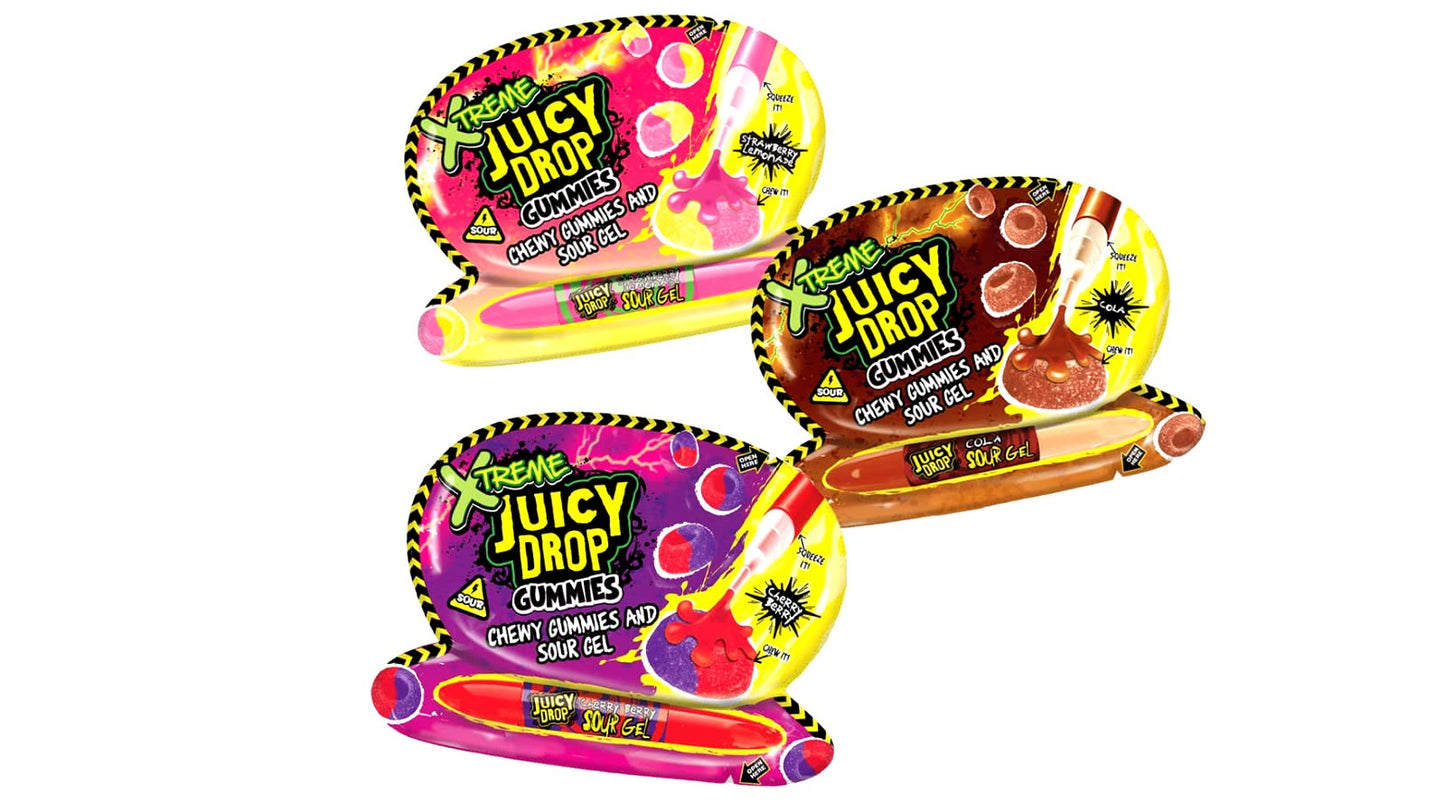 Sour Gel Pen Gummies - Juicy Drop Pop Gummies