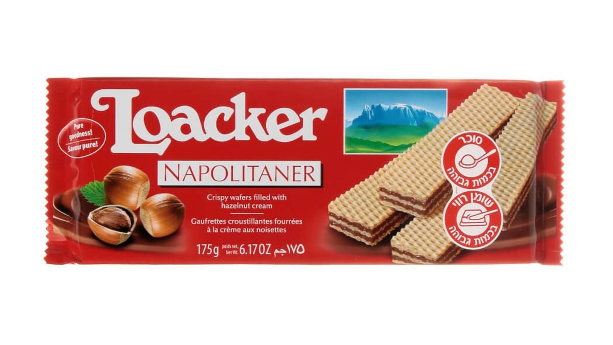 לואקר וופלים אגוזי לוז - Loacker Classic Napolitaner
