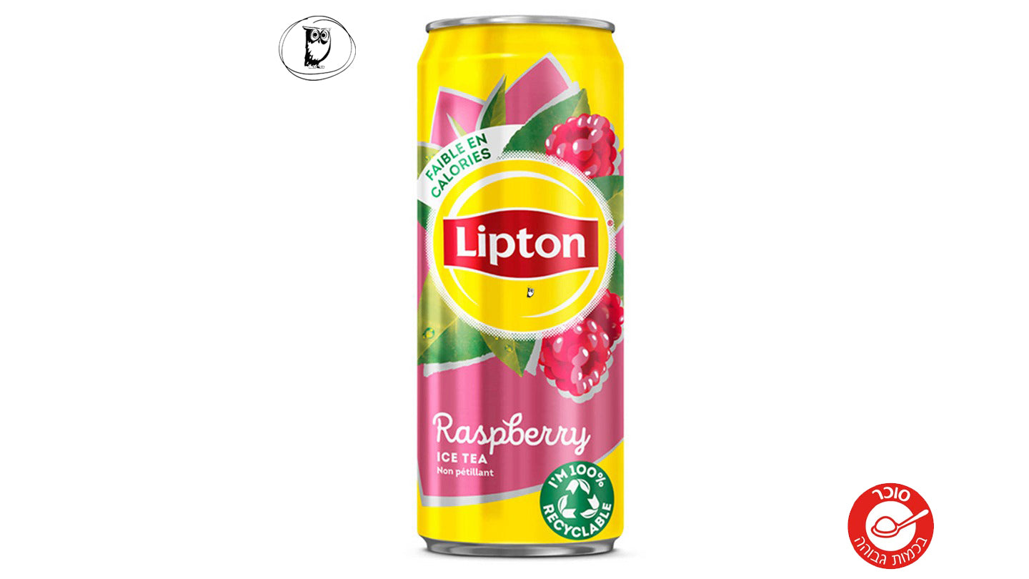 ליפטון תה קר בטעם פטל ICE TEA LIPTON
