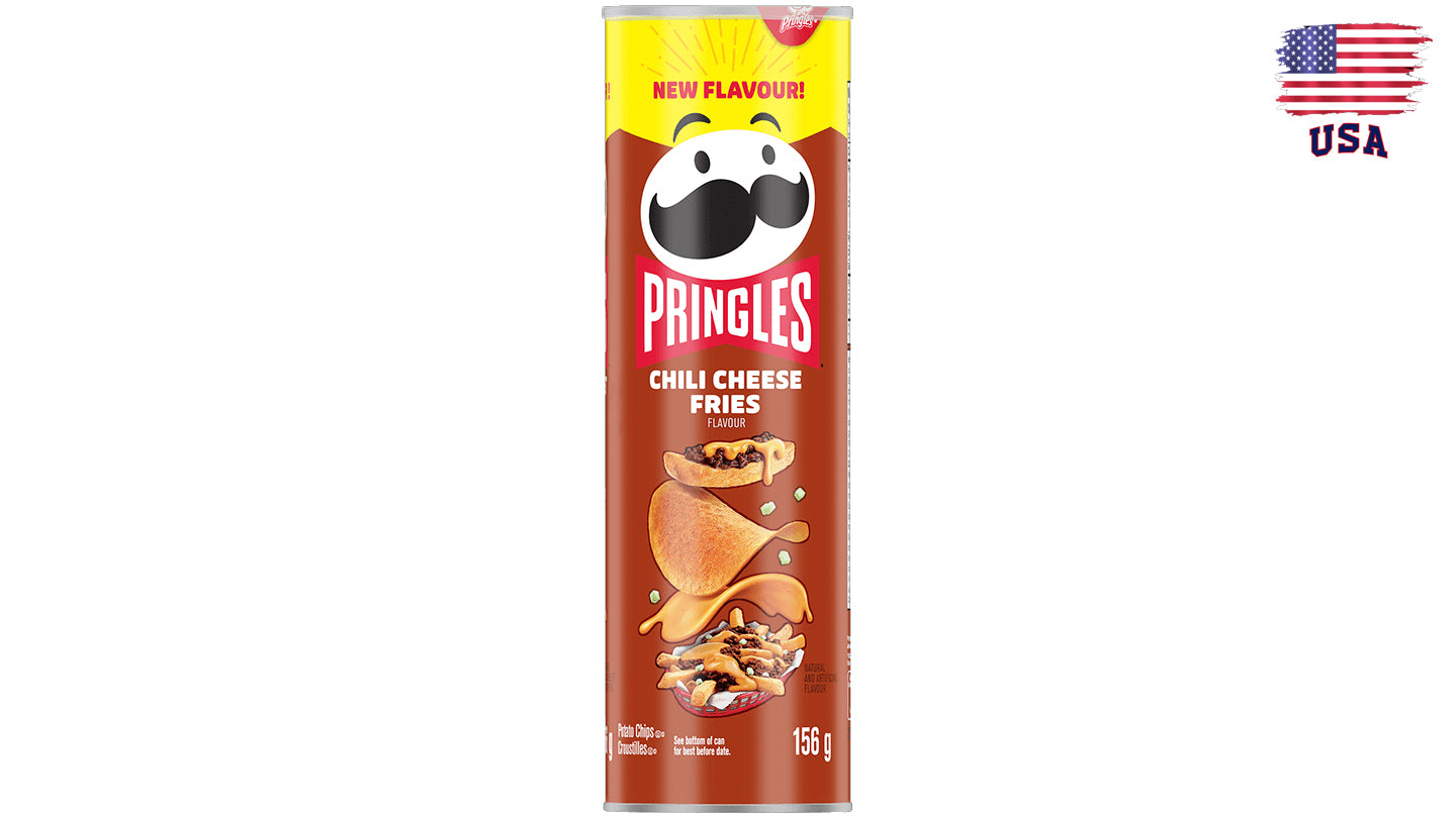 פרינגלס צ'יפס בטעם צ'ילי בשר וגבינה- PRINGLES CHILI CHEESE FRIES