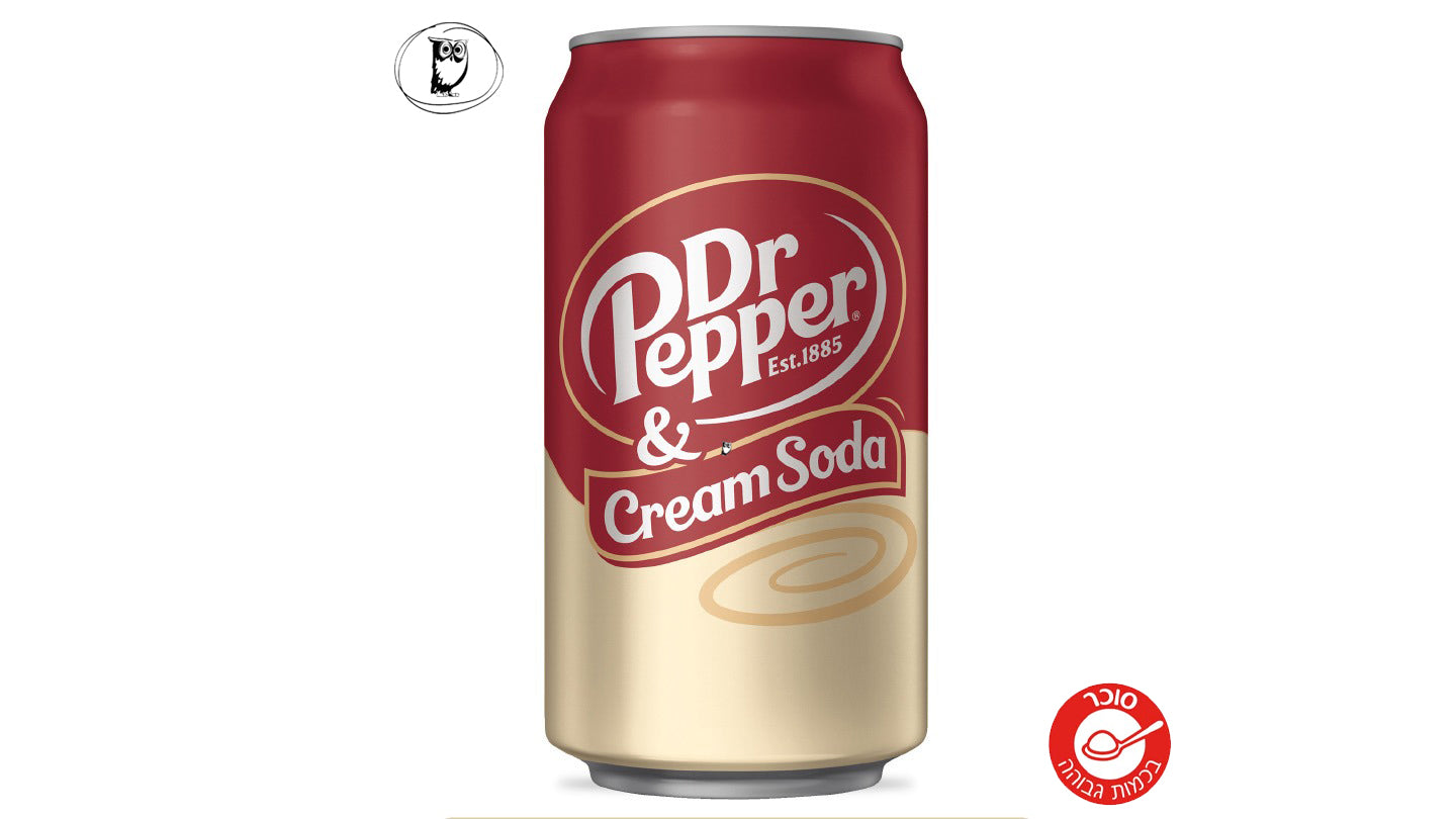 דר' פפר קרם סודה  DR PEPPER & CREAM SODA